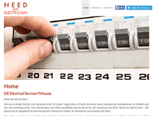 Tablet Screenshot of needanelectrician.ie